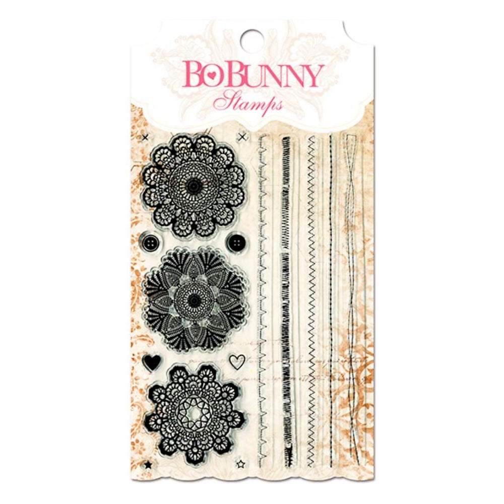 Stitches Stamps / Sellos de Puntadas Descontinuado BoBunny