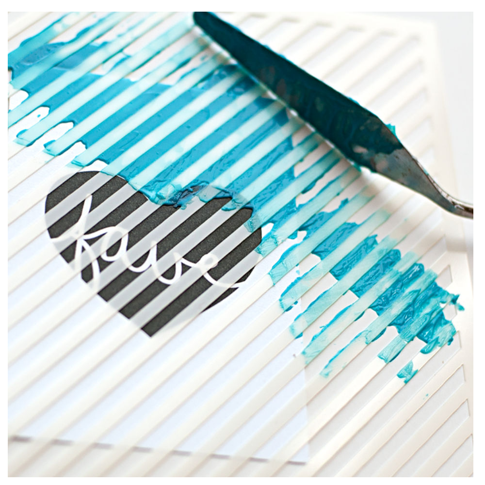 Diagonal Lines Stencil / Plantilla De Lineas Diagonales Descontinuado Heidi Swapp