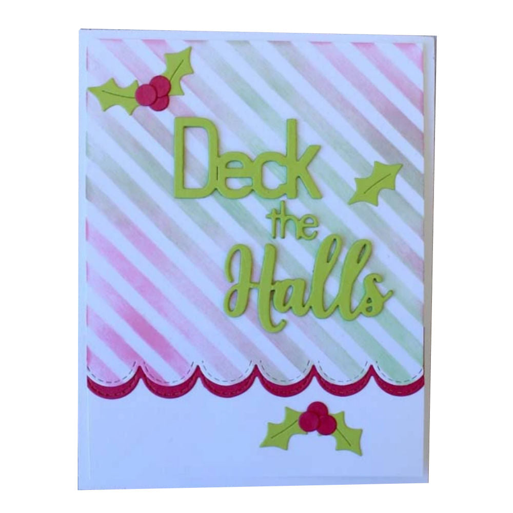 Diagonal Lines Stencil / Plantilla De Lineas Diagonales Descontinuado Heidi Swapp