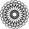 Flower Circle Stencil / Plantilla de Flor en Circulo