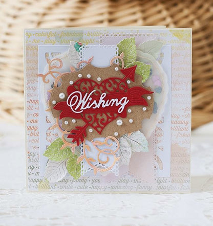 Heart &amp; Arrow Die / Suaje de Corazón con Flecha Descontinuado Cheery Lynn Designs