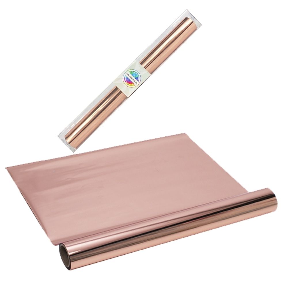 Rollo de Foil Metalizado Dorado Rosado Foil Foil Multicolor
