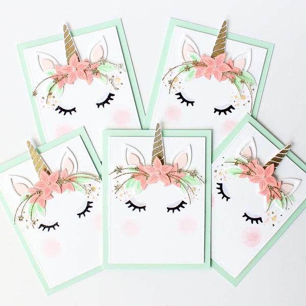 Magical Unicorn Die / Suaje de Unicornio Mágico Descontinuado Pinkfresh Studio