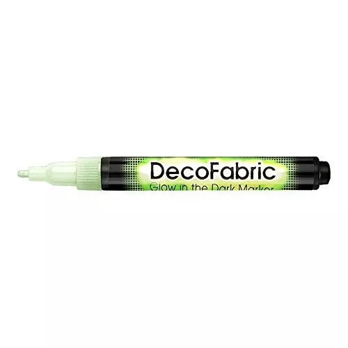 Glow In The Dark Fabric Marker Green / Marcador Brilla en la Obscuridad Verde Descontinuado Marvy Uchida