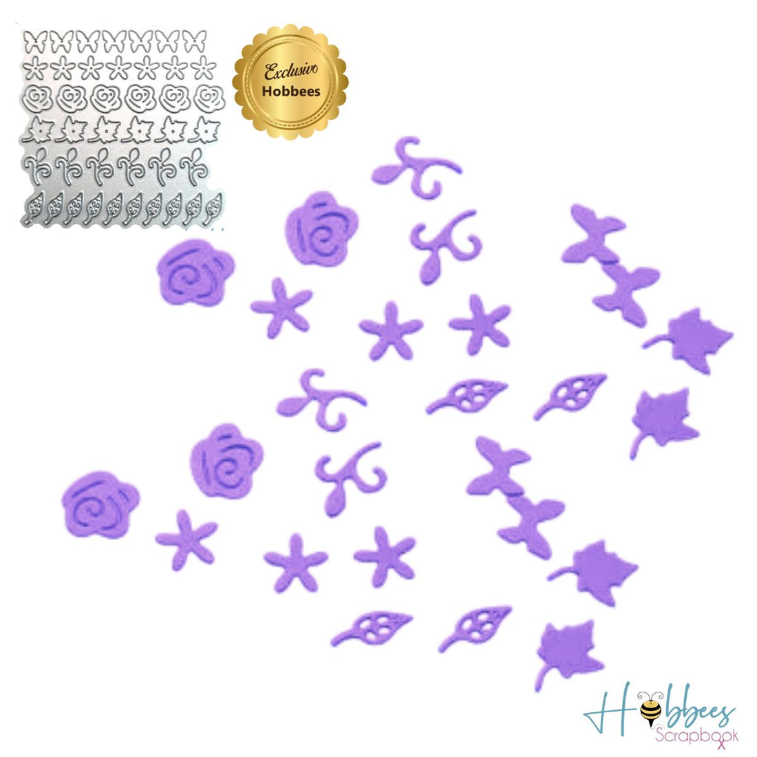 Suaje de Confeti Decorativo Ideal Para Alfabeto Gde. Dados de Corte / Suajes / Troqueles Hobbees