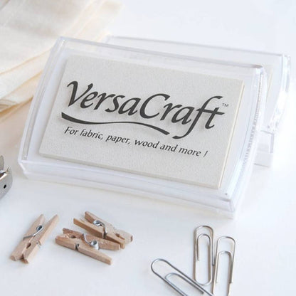 VersaCraft Ink Pad White / Cojín de Tinta Blanco Descontinuado TSUKINEKO