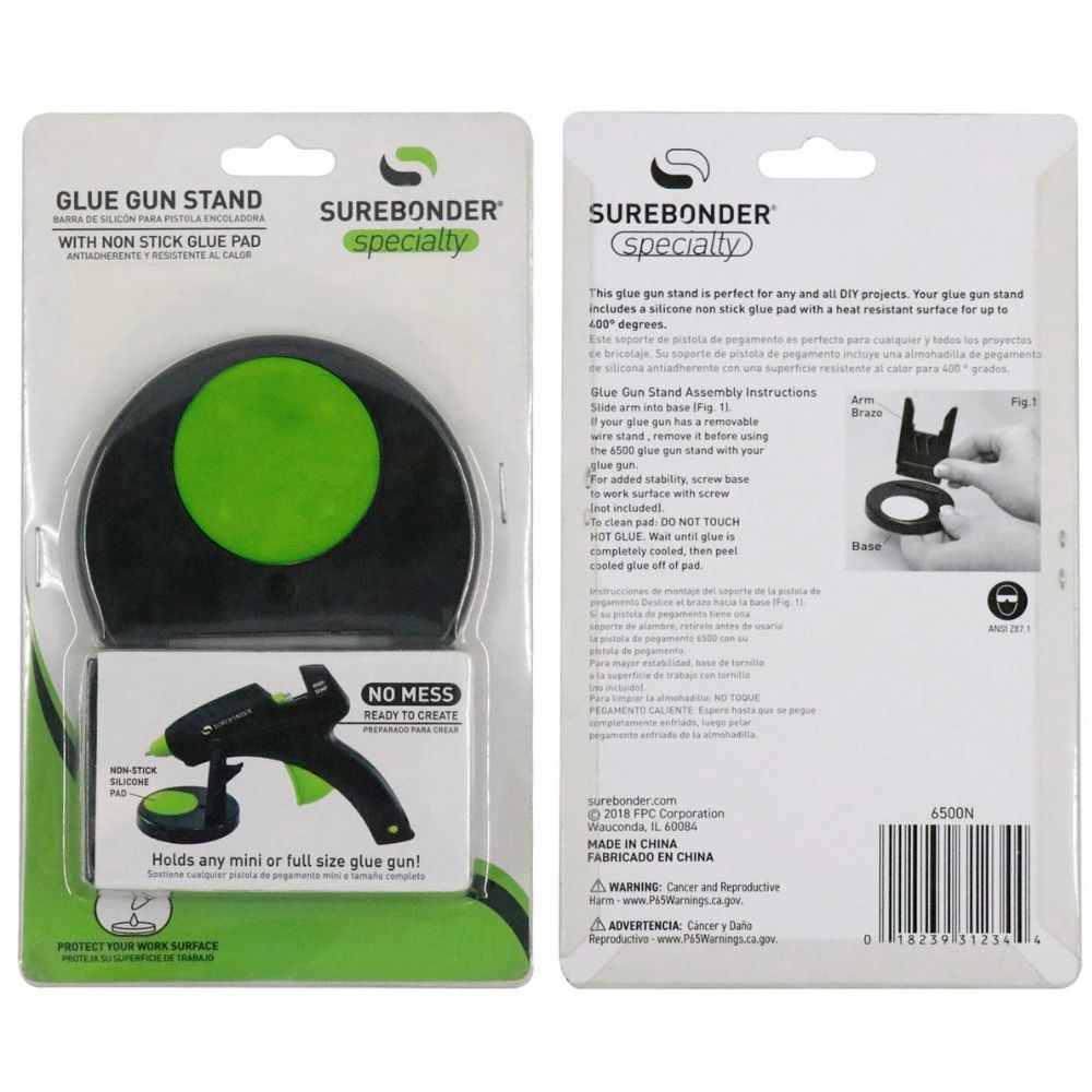 Glue Gun Stand & Non-Stick  Pad / Soporte para Pistola de Silicón