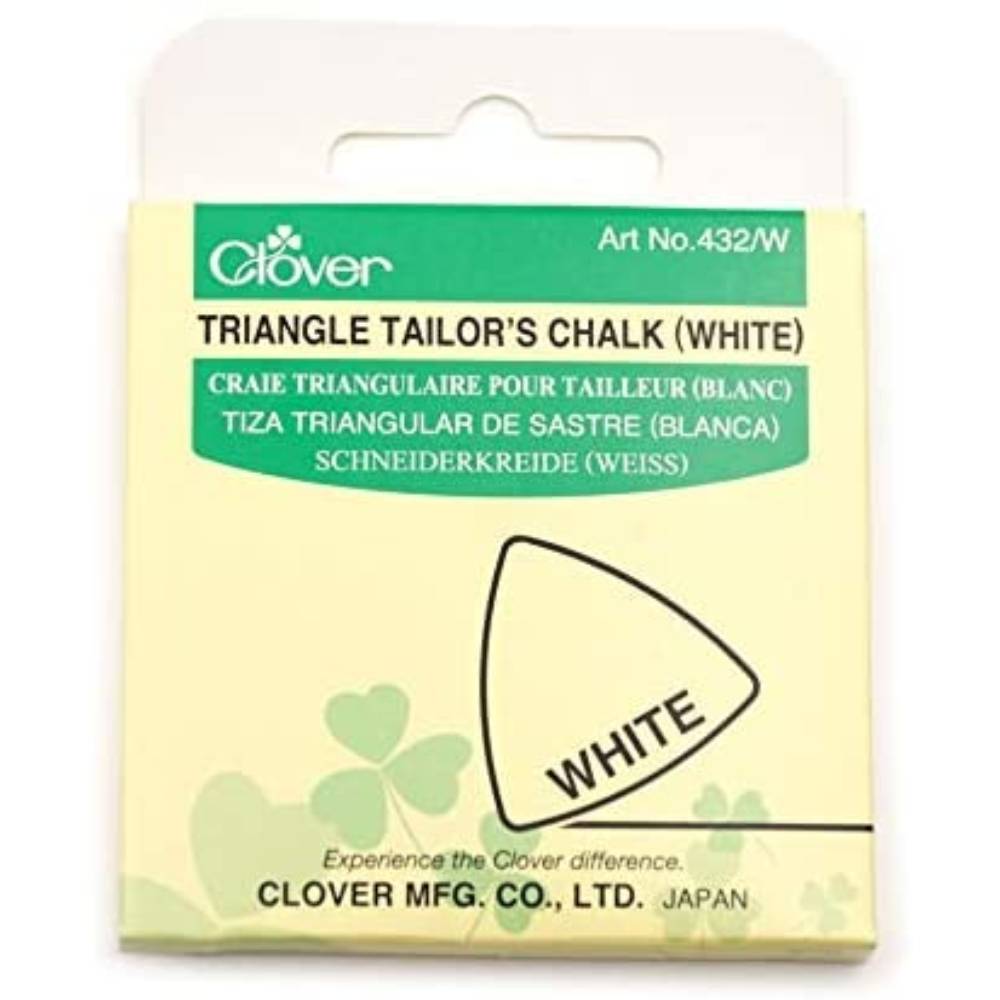 Triangle Tailor's Chalk White / Tiza Triangular para Tela