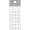 Bling Stickers White Pearl 4mm / Piedritas Adhesivas Blanco Perla