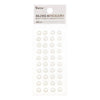 Bling Stickers White Pearl 8mm / Piedritas Decorativas Autoadhesivas Blanco Perla