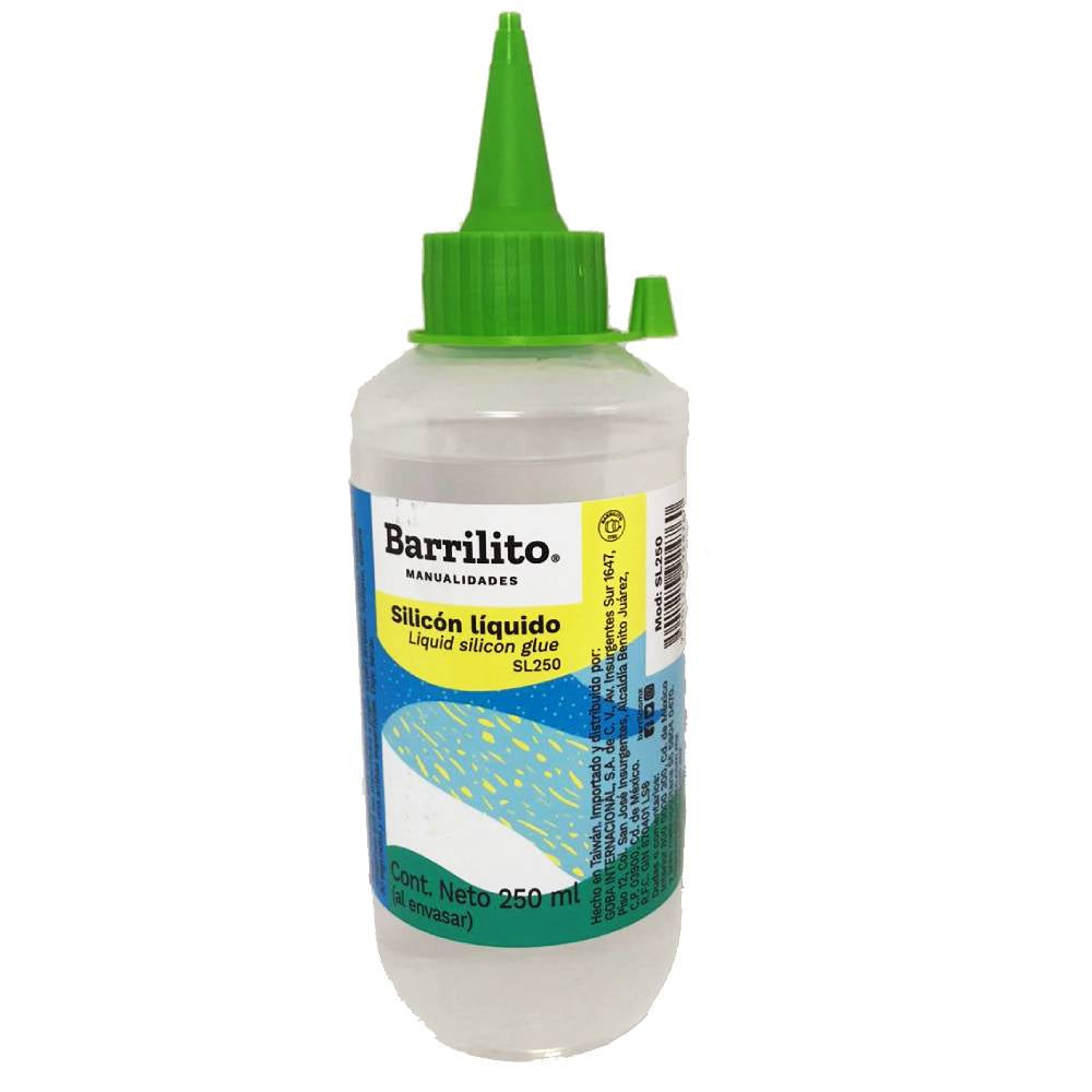 Pegamento Silicón Líquido 250ml Adhesivos / Pegamentos Barrilito