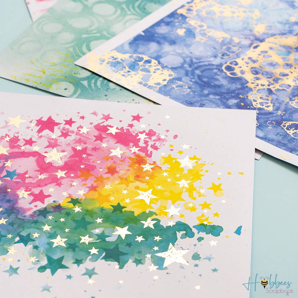 Mixed Media Backgrounds Paper / Block Papel Para Medios Mixtos 12" Descontinuado Vicki Boutin