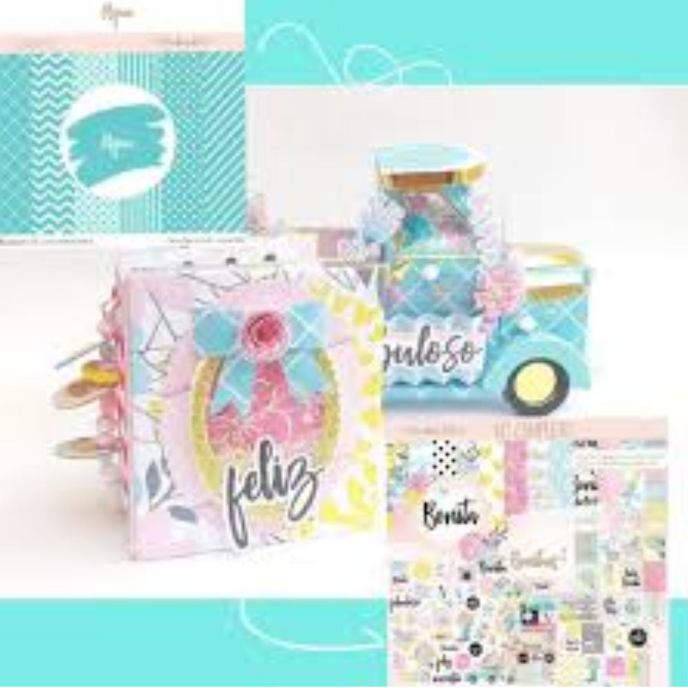 Kit de Papel Cartulina Bonita Descontinuado Memory Kits