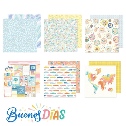 Buenos Dias Single-Sided Paper Pad 12 x 12&quot; / Block de Papel Estampado Papel American Crafts