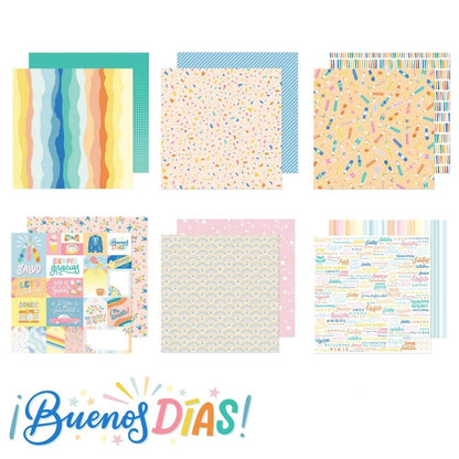 Buenos Dias Single-Sided Paper Pad 12 x 12&quot; / Block de Papel Estampado Papel American Crafts
