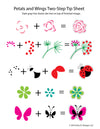 Gina K Designs Stamp Set Petals &amp; Wings / Sellos Pétalos y Alas