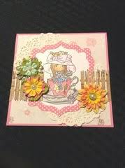 Cling Mounted Rubber Stamps Teacup full of Wishes / Sello Cling Taza de Té de los Deseos Descontinuado LDRS Creative