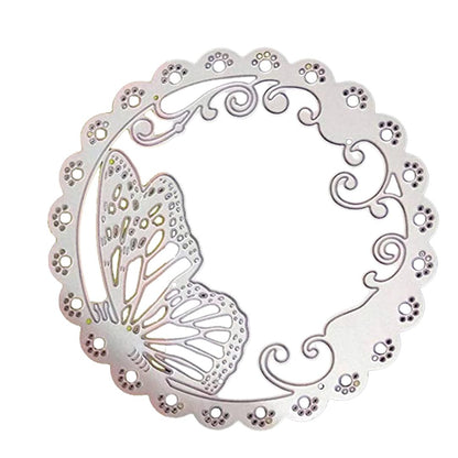 Suaje de Circulo con Mariposa Dados de Corte / Suajes / Troqueles Hobbees