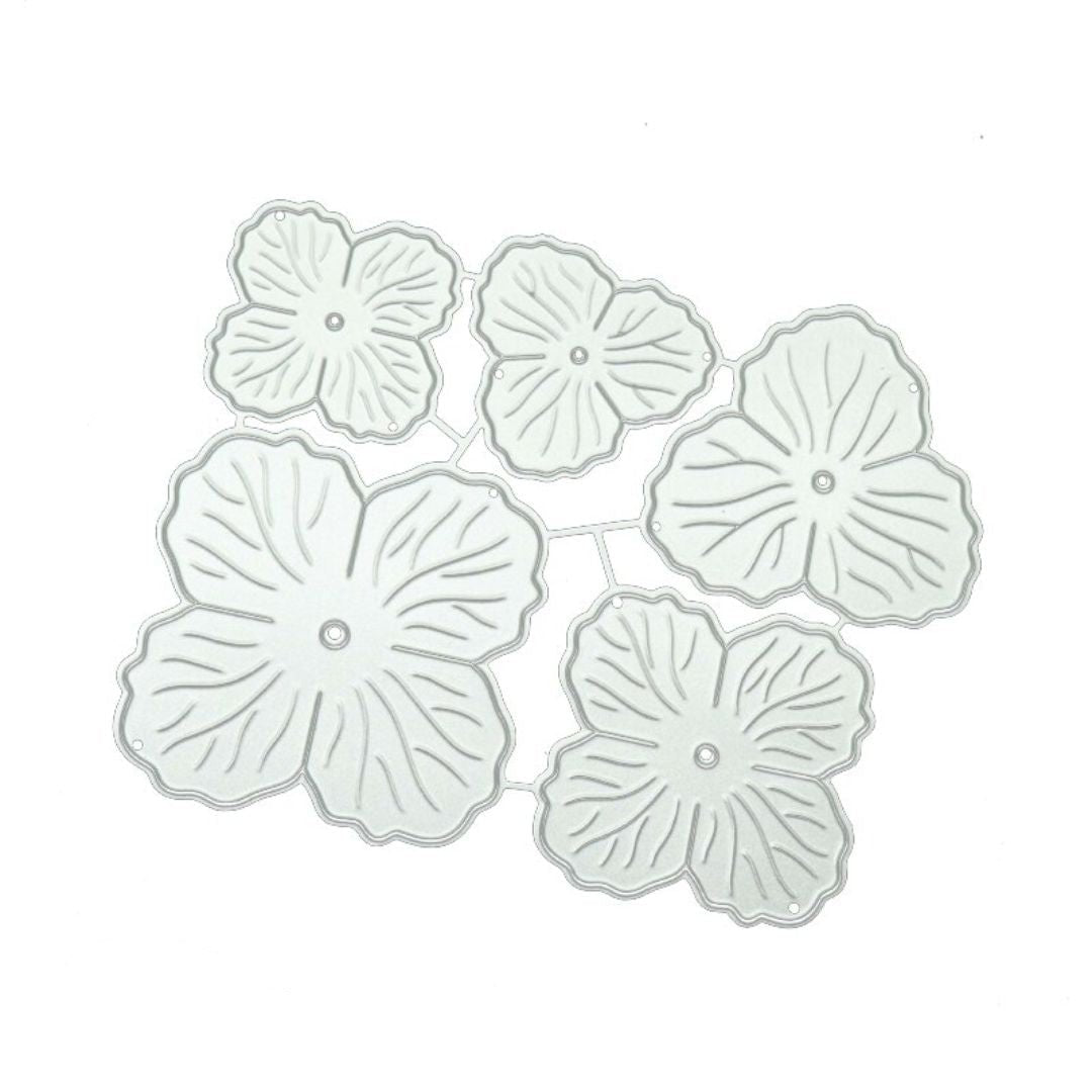 Suajes de Petunias Dados de Corte / Suajes / Troqueles Hobbees