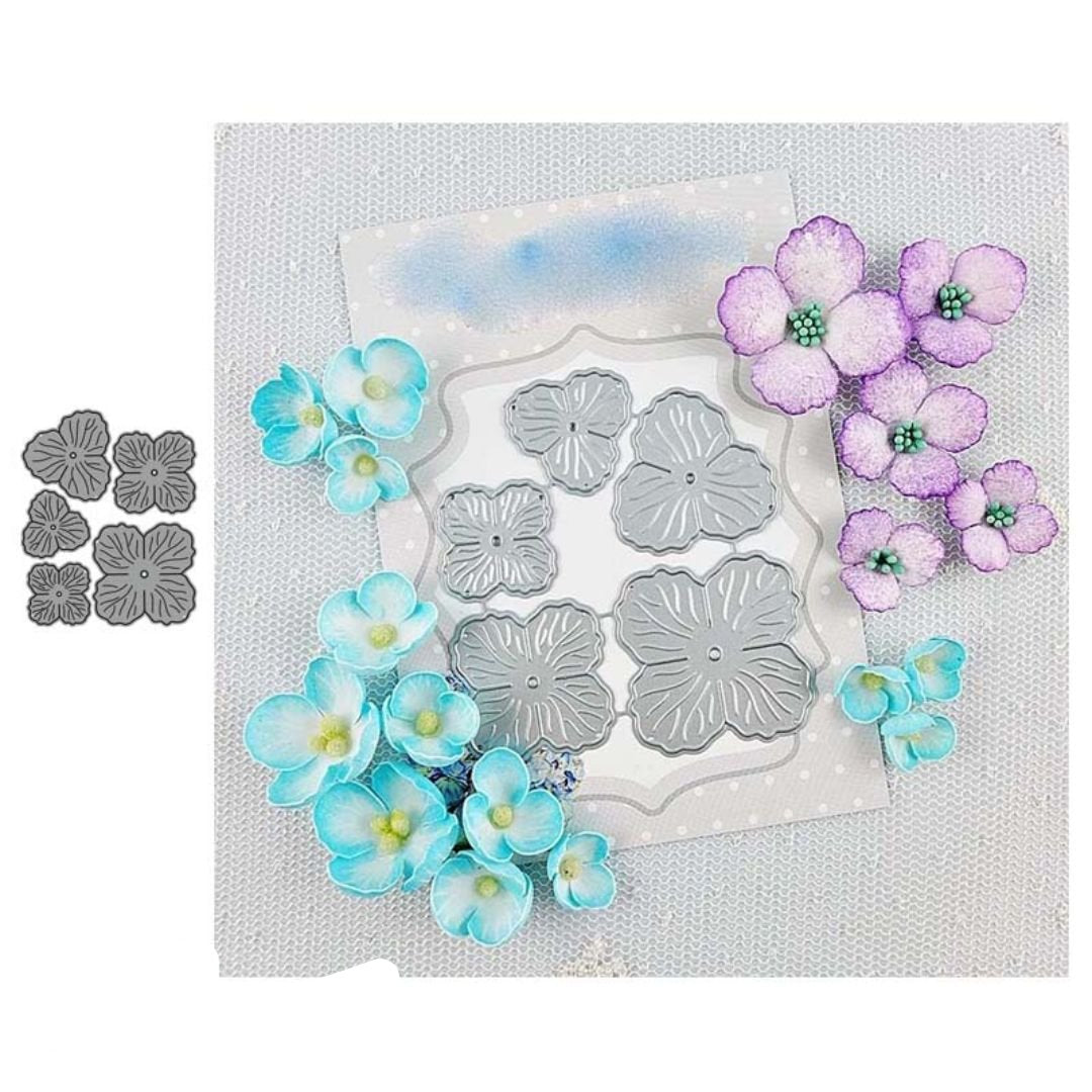 Suajes de Petunias Dados de Corte / Suajes / Troqueles Hobbees