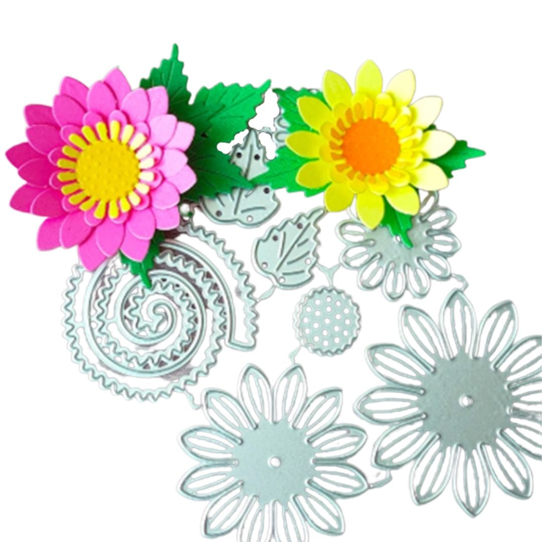 Suajes de Flores 3D Dados de Corte / Suajes / Troqueles Hobbees