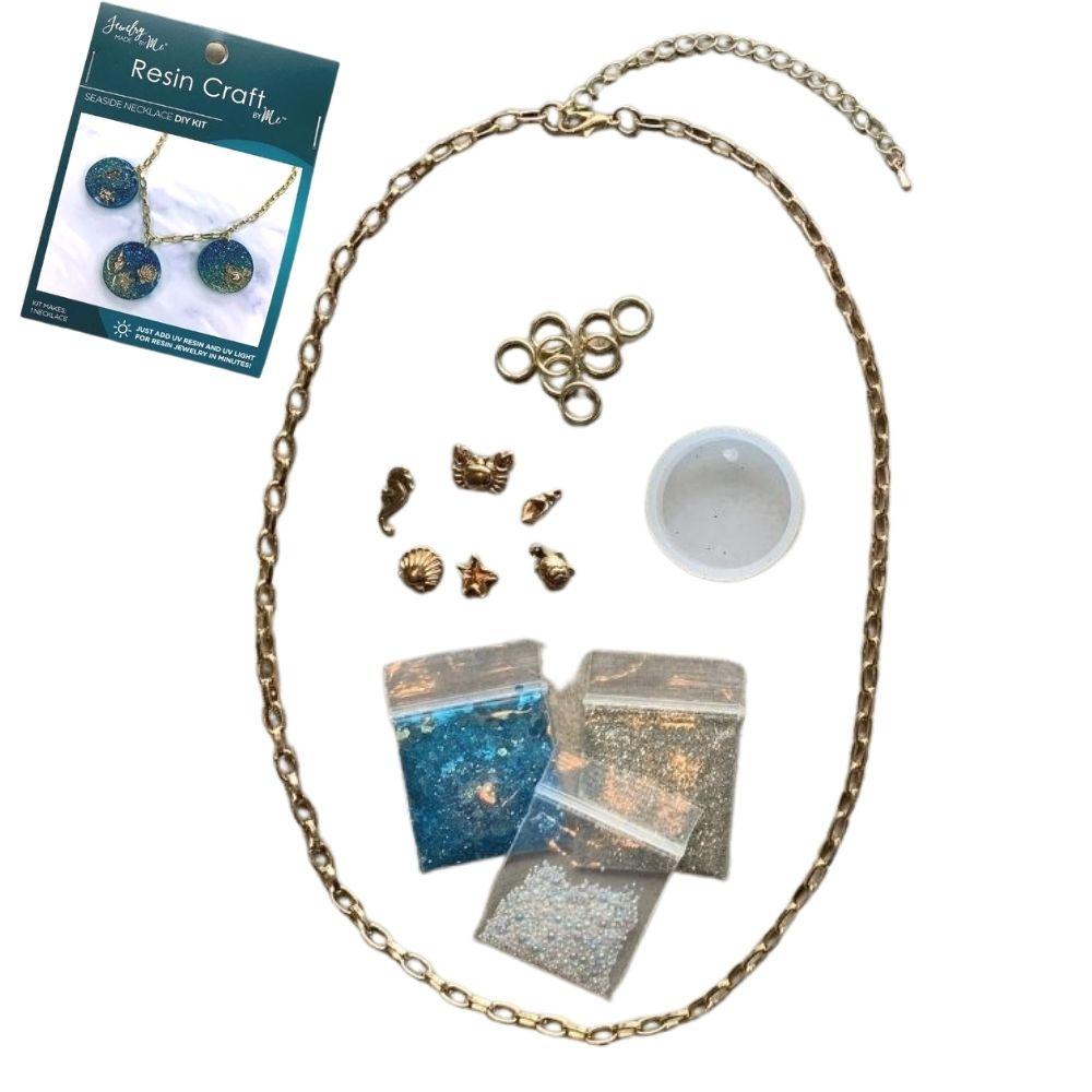 Seaside Necklace DIY Kit / Kit Collar de Resina Resina Epóxica y Accesorios Jewelry Made By Me