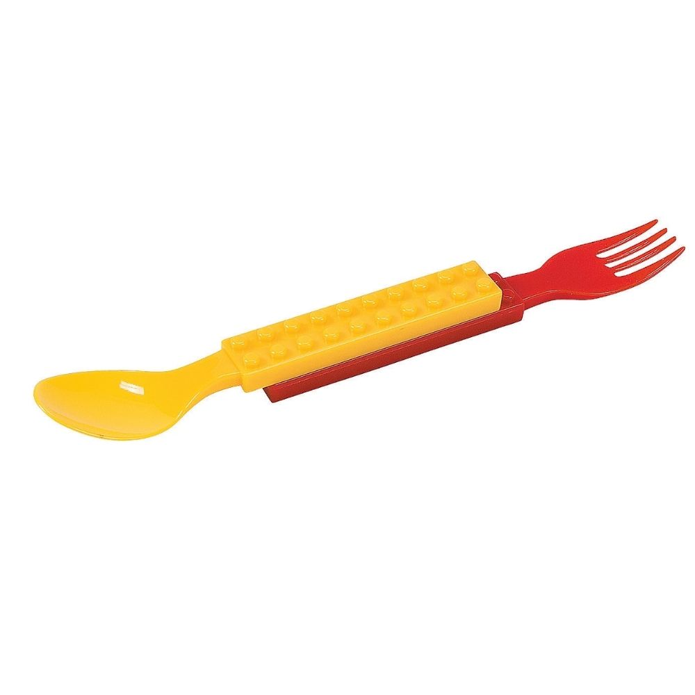 Color Brick Party Fork &amp; Spoon Set / Cucharas y Tenedores de Bloques DESCONTINUADO Fundamentals