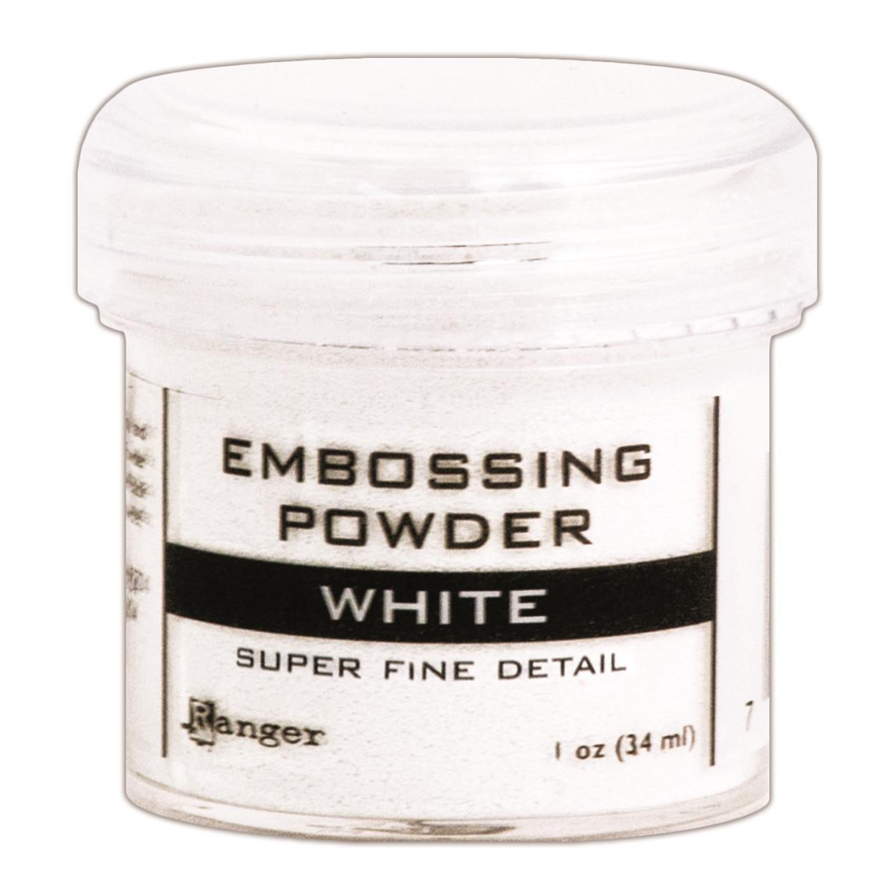 White Embossing Powder / Polvos de Realce Blanco