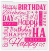 Birthday Greetings Embossing Folder / Folder de Grabado Felicitaciones de Cumpleaños