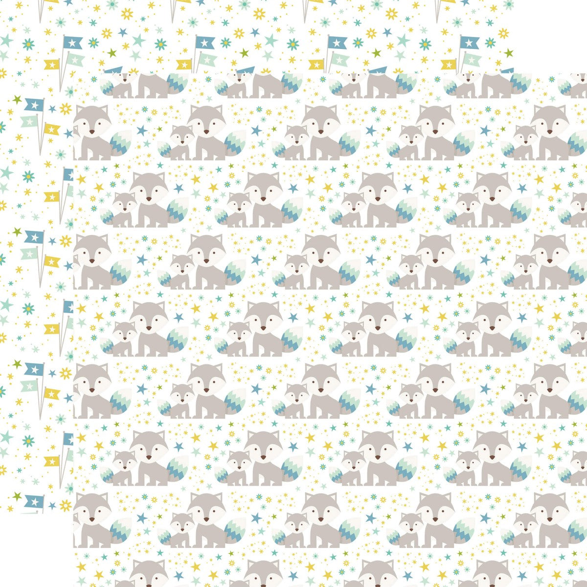 Kit Sweet Baby Boy / Papeles y Stickers Bebé Descontinuado Echo Park