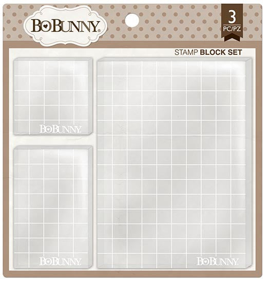 Stamp Block Set / Bloques de Acrílico para Sellos Descontinuado BoBunny