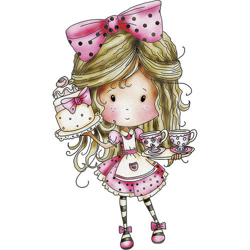 Cling Mounted Rubber Stamps Tea for Two / Sello Cling Hora del Té Descontinuado LDRS Creative