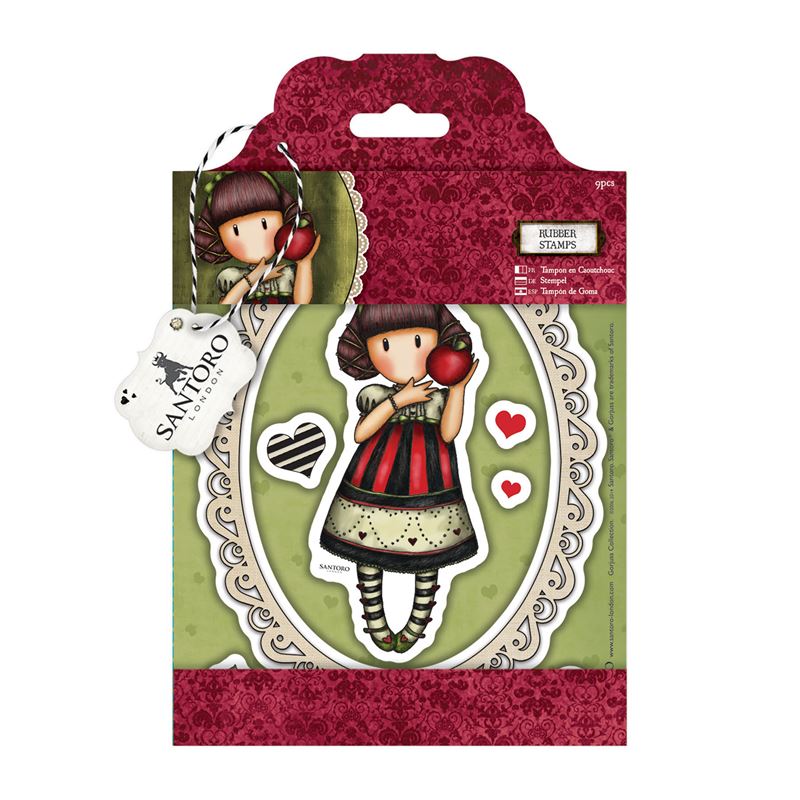 Sellos de Goma Cling Gorjuss / Gorjuss Dear Aplee Descontinuado Santoro