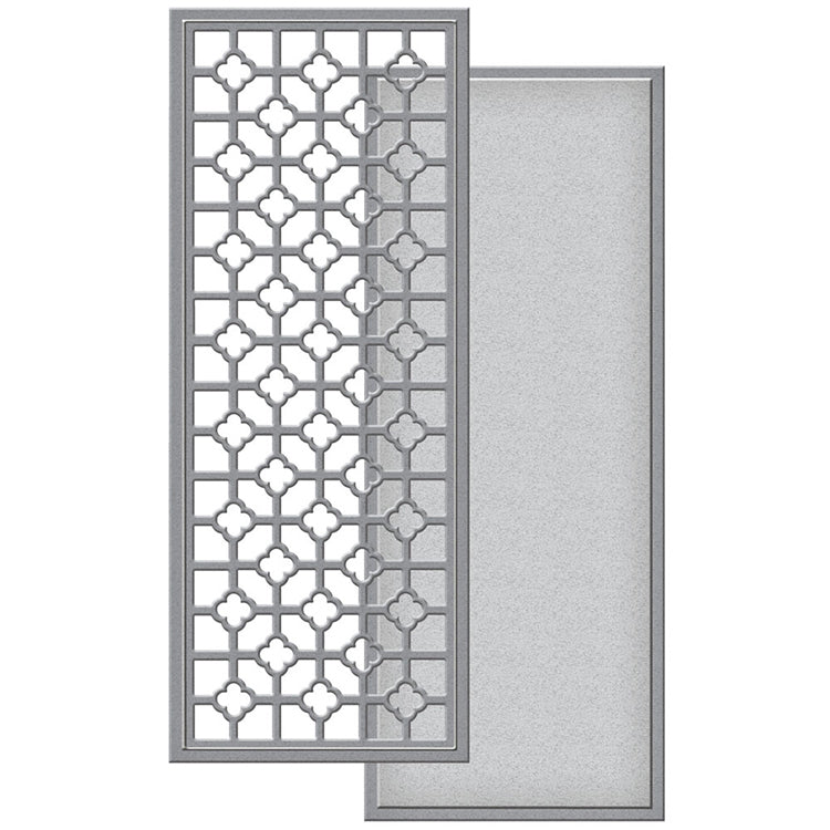 Quatrafoil Panel Die and Emboss / Suaje y Realce Cuatrifolio Descontinuado Spellbinders