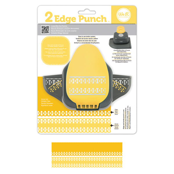 2 Edge Punch Loop / Perforadora de Orilla y Tiras de Bucle Descontinuado We R Memory Keepers
