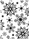 Snowflakes Embossing / Folder de Grabado Copo de Nieve
