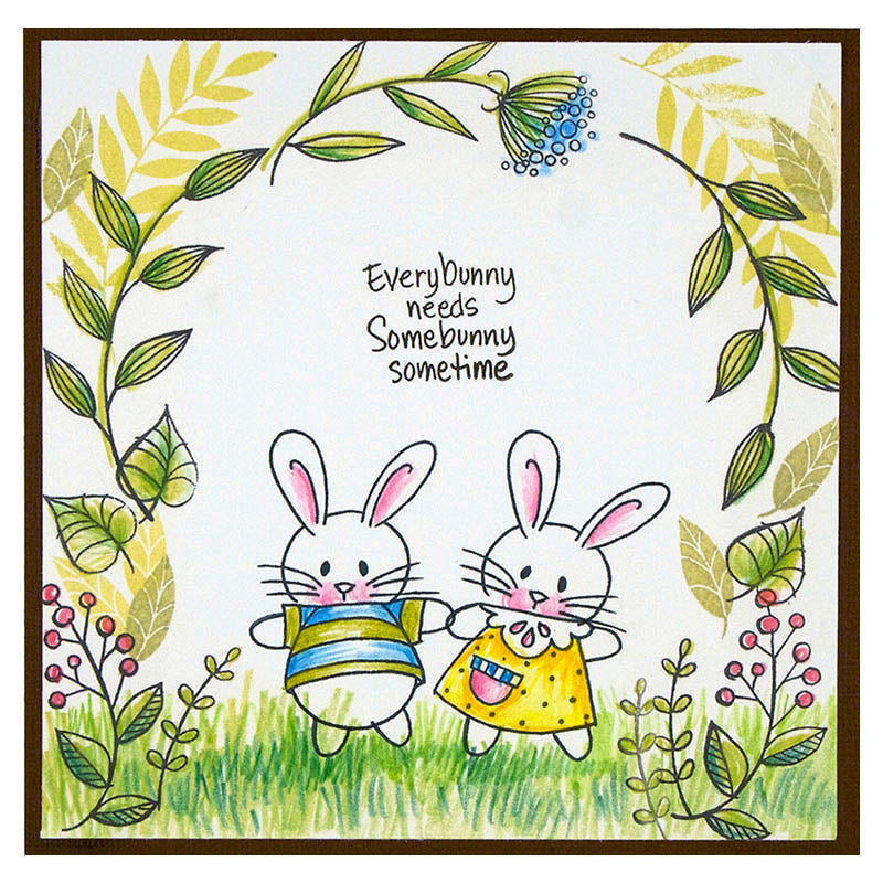 Clear Stamps Spring Short Stack / Sellos de Polímero Animales Descontinuado Stampendous