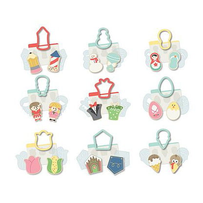 Shape Shifter Cookie Cutter 75 pc Set / Set de Moldes Para Galletas Multiusos Repostería Sugarbelle