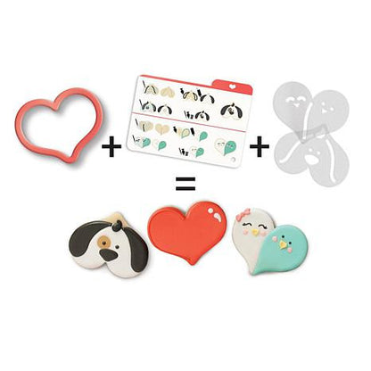 Shape Shifter Cookie Cutter 75 pc Set / Set de Moldes Para Galletas Multiusos Repostería Sugarbelle