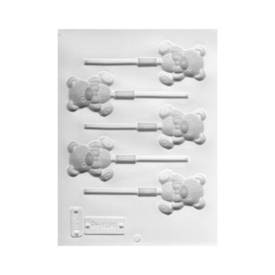 Sheet-Bears Lollipop Mold / Molde de Paleta de Osito Descontinuado Lorann Gourmet