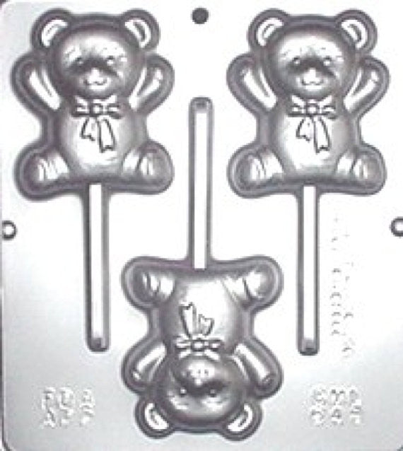 Sheet-Bears Lollipop Mold / Molde de Paleta de Osito Descontinuado Lorann Gourmet