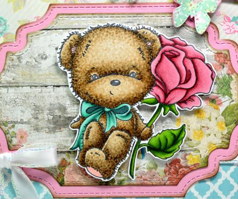 Cling Stamps Rosie Bear / Sello Cling de Osito Descontinuado LDRS Creative