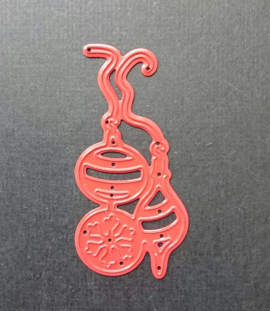 Charming Christmas Spheres Die / Suaje de Corte de Esferas de Navidad Descontinuado Precious Marieke