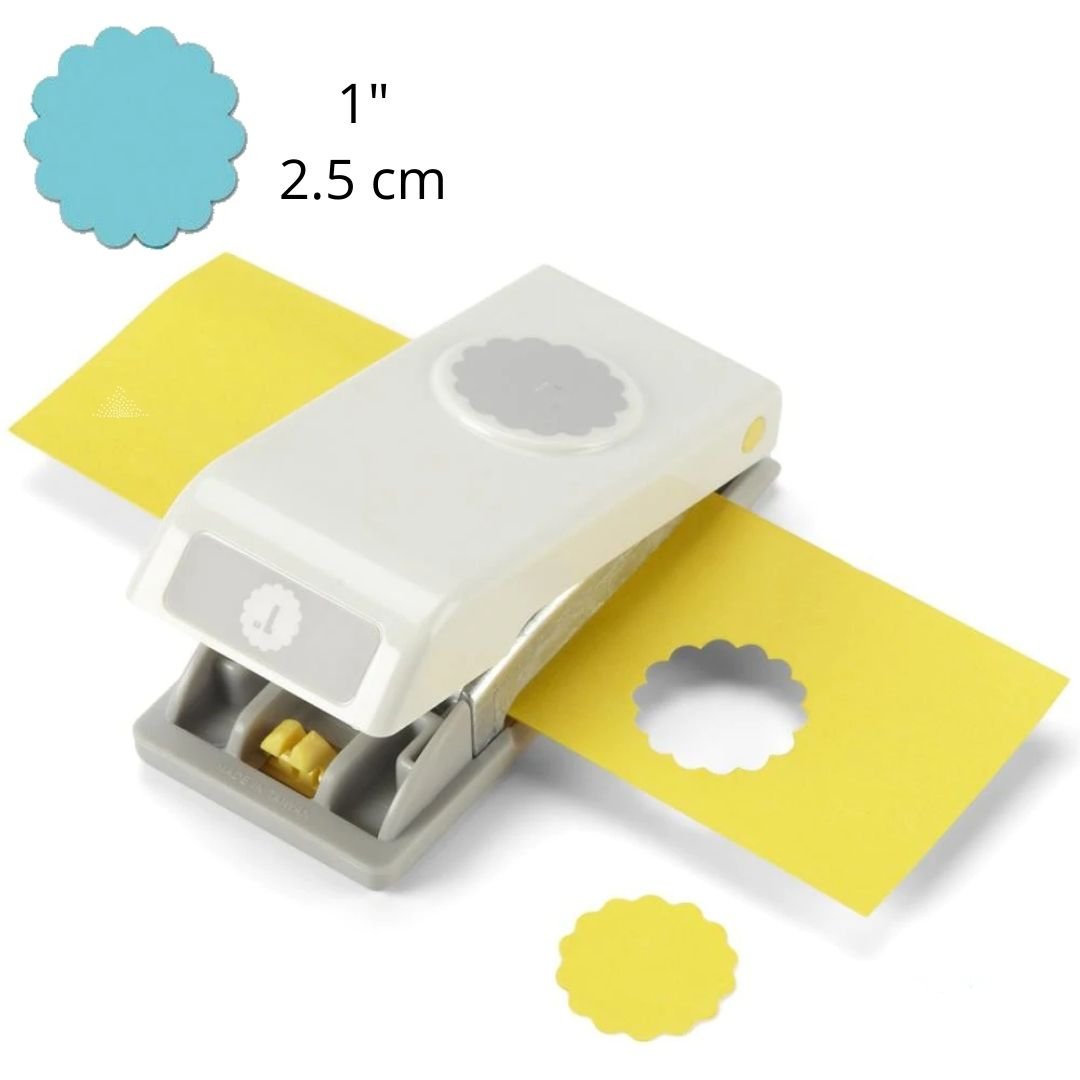 Slim Punch Scalloped Circle 1&quot; / Perforadora de Círculo de Escalopa 2.5 cm Perforadoras Ek Success