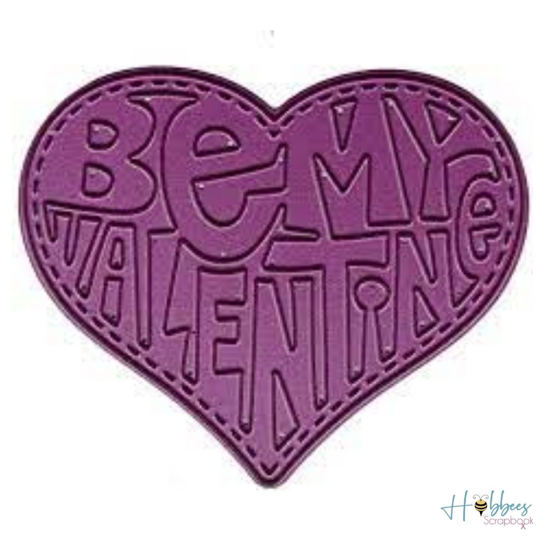 Be My Valentine Heart Die / Suaje de Corazon de San Valentin