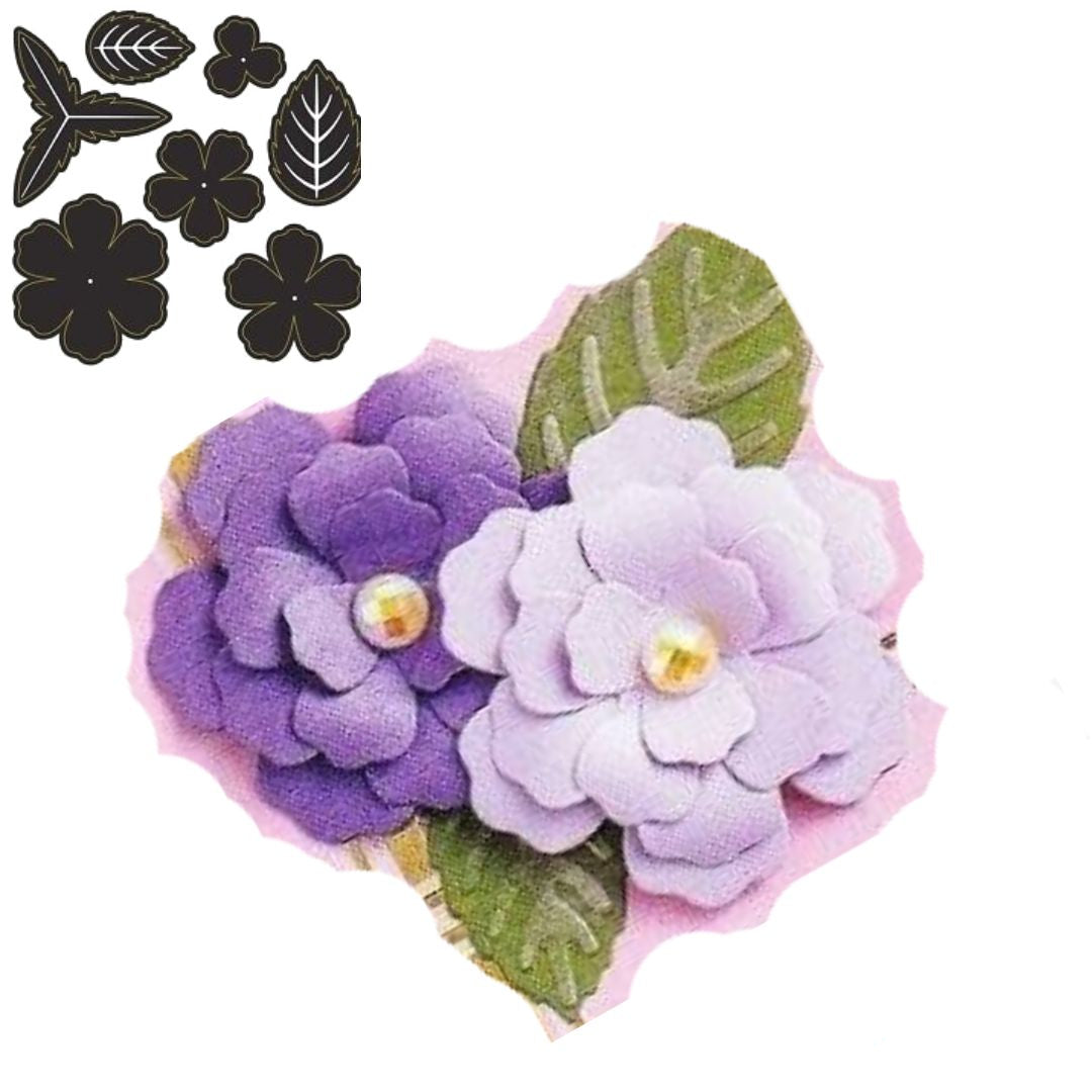 Build A Rose Dies / Suaje de Rosas Dados de Corte / Suajes / Troqueles Darice