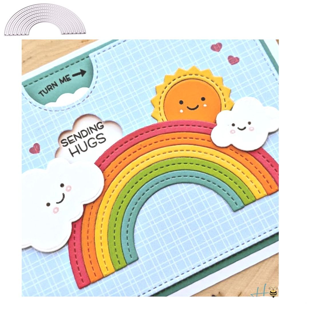 Suaje de Arcoiris Dados de Corte / Suajes / Troqueles Hobbees