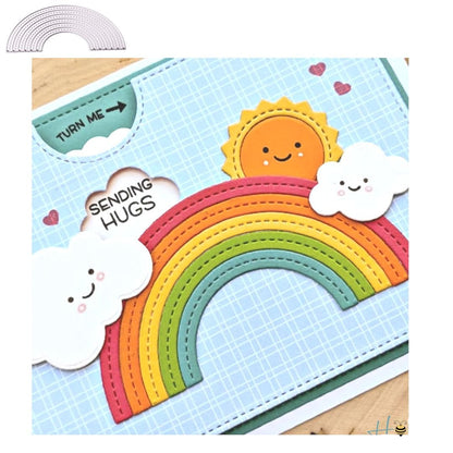 Suaje de Arcoiris Dados de Corte / Suajes / Troqueles Hobbees