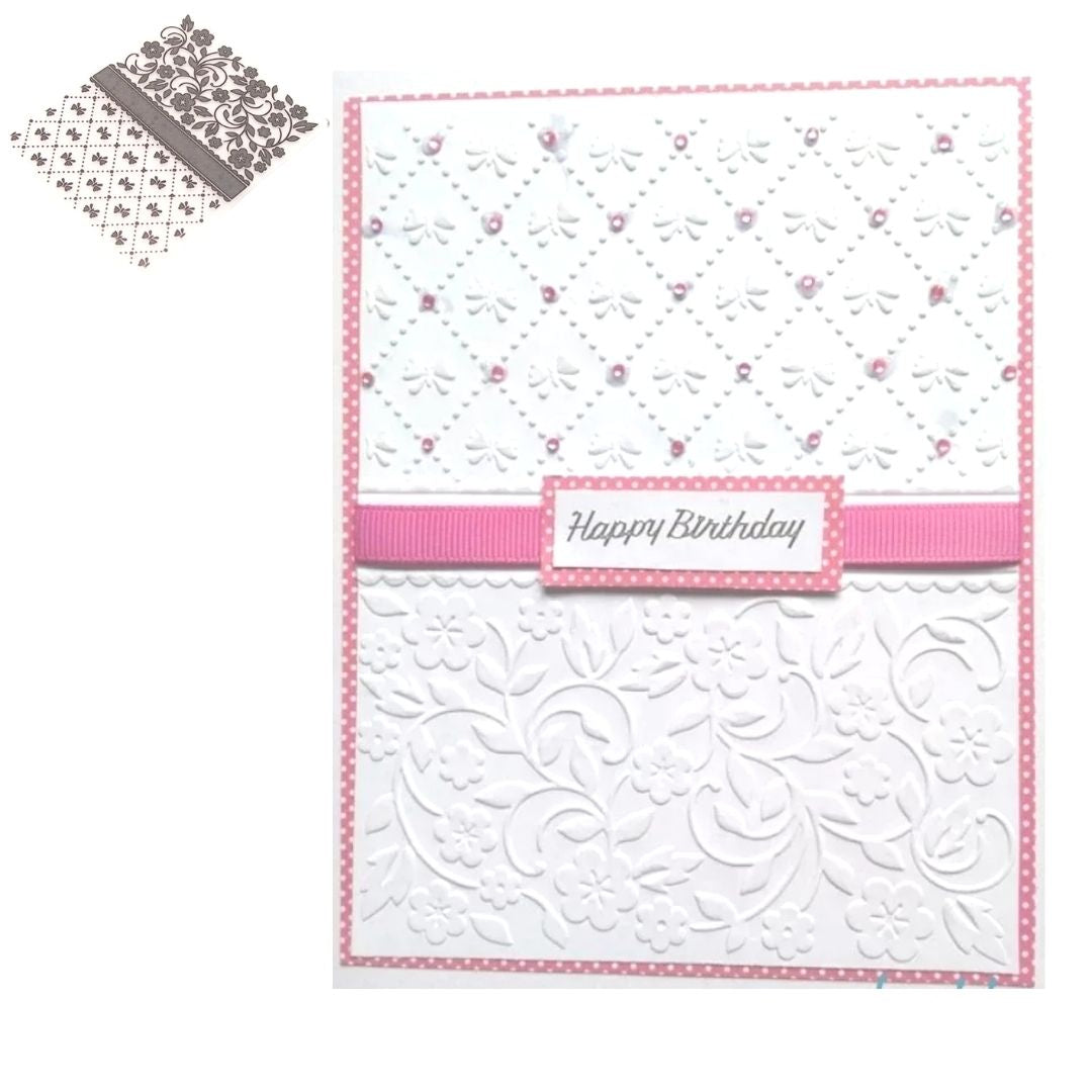 Folder de Grabado Flores y Mariposas Folders de Grabado Hobbees