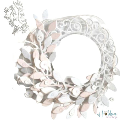 Suajes de Liana con Hojas Dados de Corte / Suajes / Troqueles Hobbees